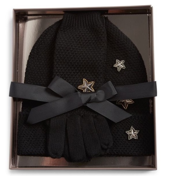 BCBG HAT AND GLOVES SET - Picture 1 of 3